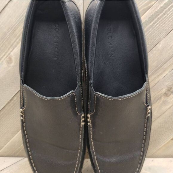 Cole Haan Tucker Venetian Slip On Loafers‎ Mens Size 10.5 M Black Casual Shoes - Picture 6 of 9